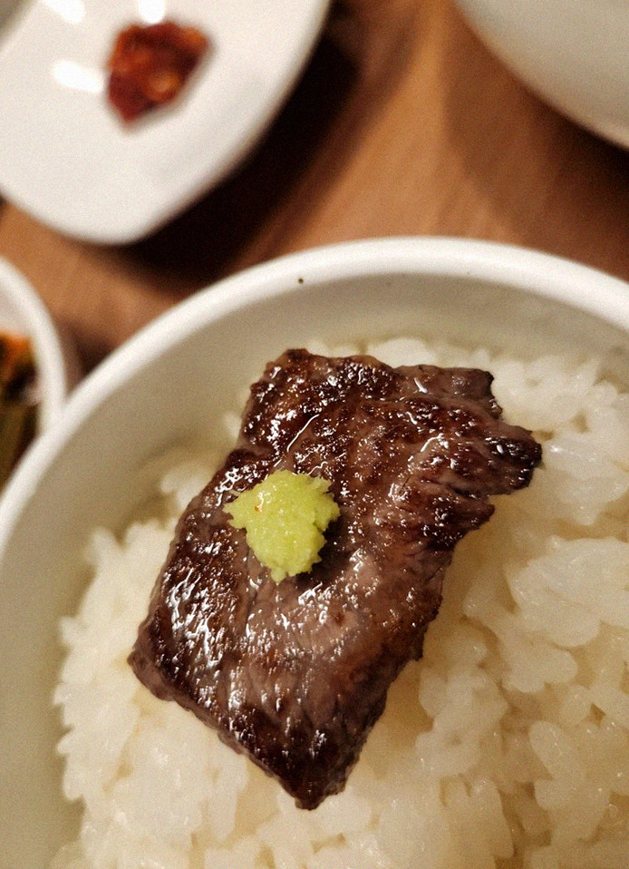 GOWOOGA Gwanghwamun · the rice course with accompaniments