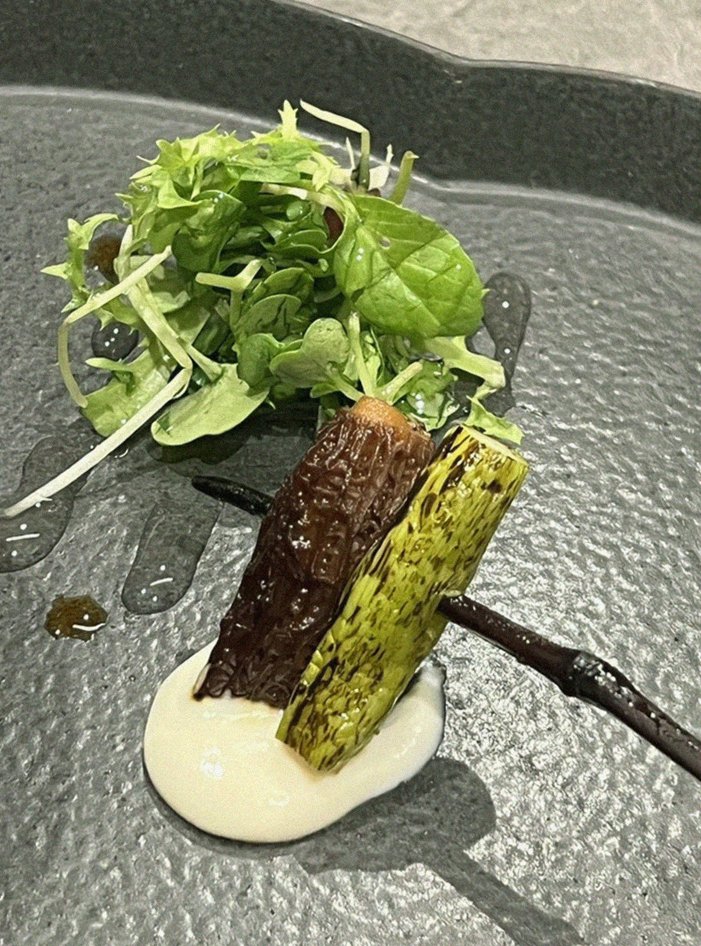 GOWOOGA Gwanghwamun · a plated course of Hanwoo beef