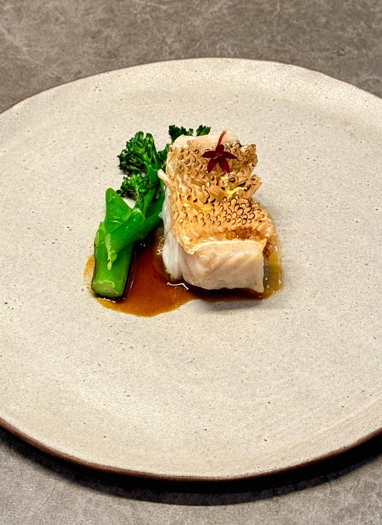 GOWOOGA Yeouido · a plated course of Hanwoo beef