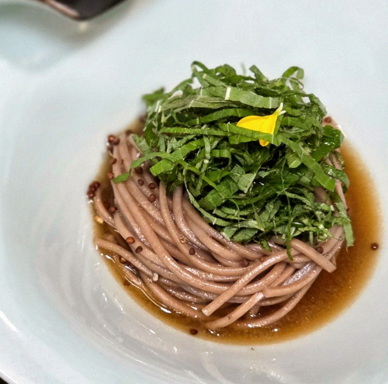 DAEBOJUNG Yeouido · a plated course of Hanwoo beef