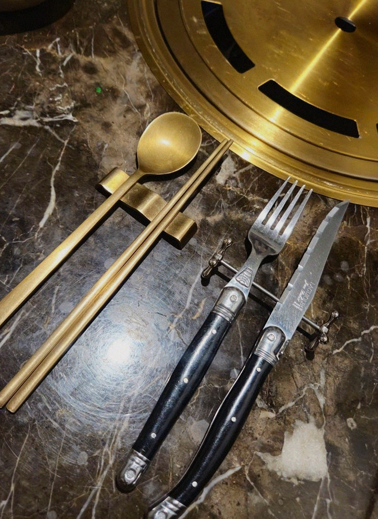 DAEBOJUNG Yeouido · the full Hanwoo omakase table