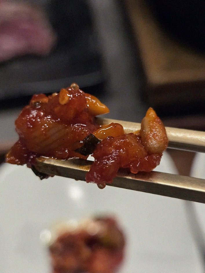GOWOOGA Gwanghwamun · fresh Hanwoo beef tartare (yukhoe)