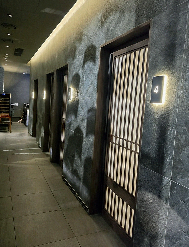 GOWOOGA Gwanghwamun · a private dining room — every table is a private room