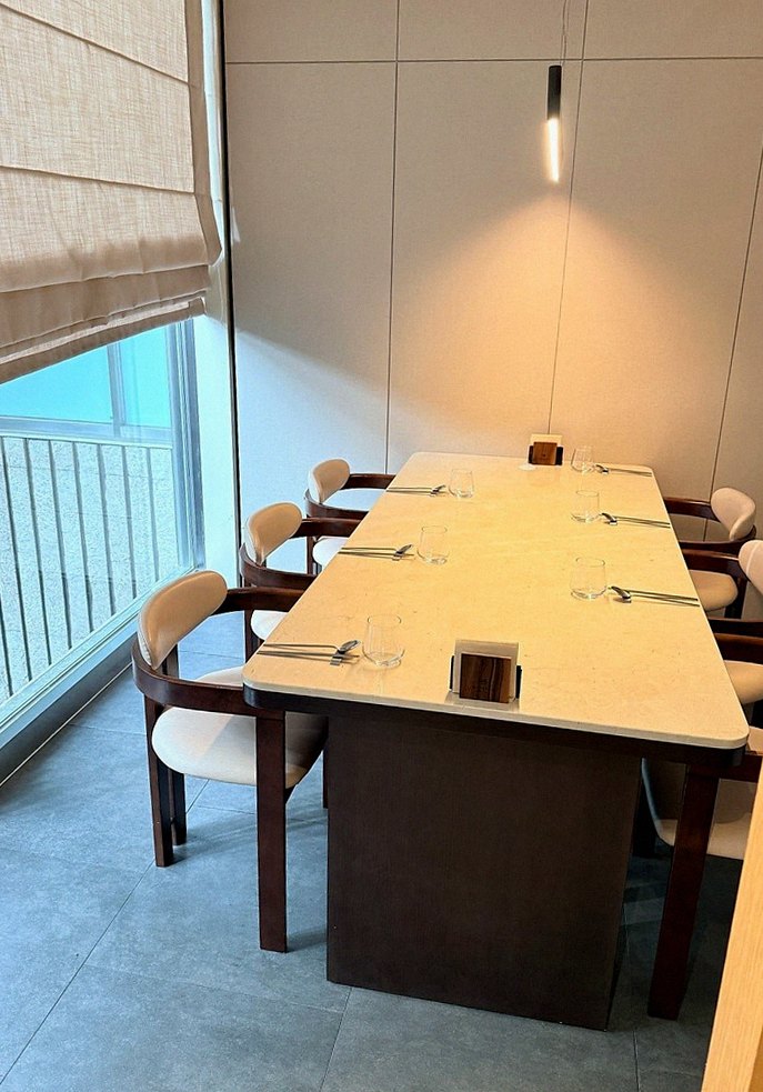 WOOARA Gwanghwamun · a private dining room — every table is a private room
