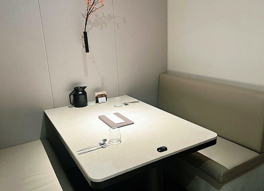WOOARA Gwanghwamun · a private dining room — every table is a private room