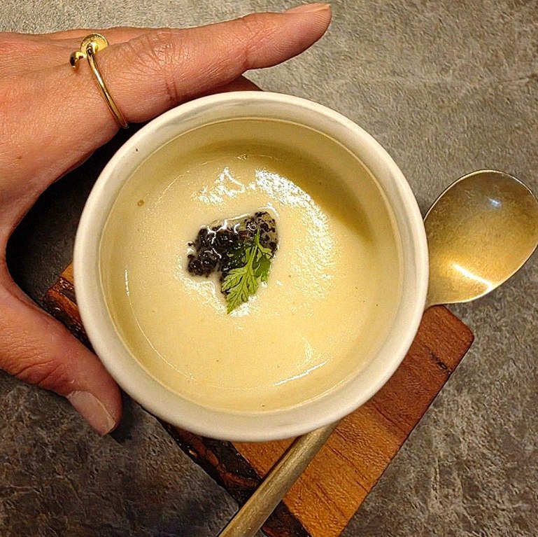 GOWOOGA Yeouido · a warm soup to finish the course