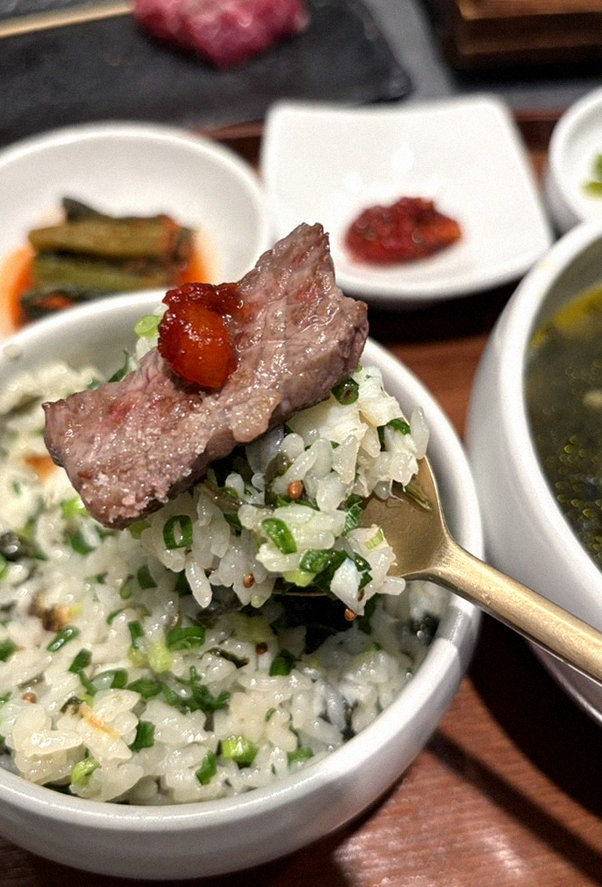 GOWOOGA Gangnam·Yeoksam · the rice course with accompaniments