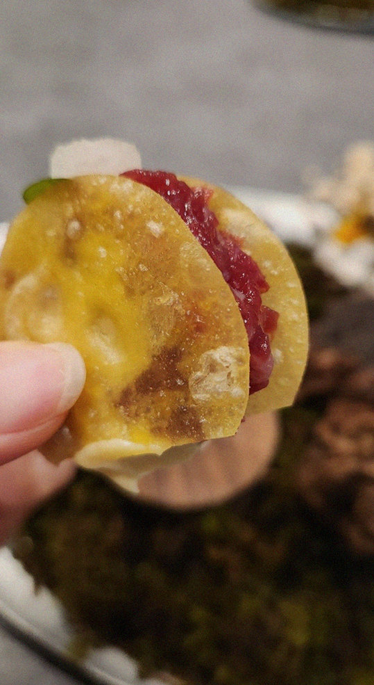 GOWOOGA Gangnam·Yeoksam · fresh Hanwoo beef tartare (yukhoe)