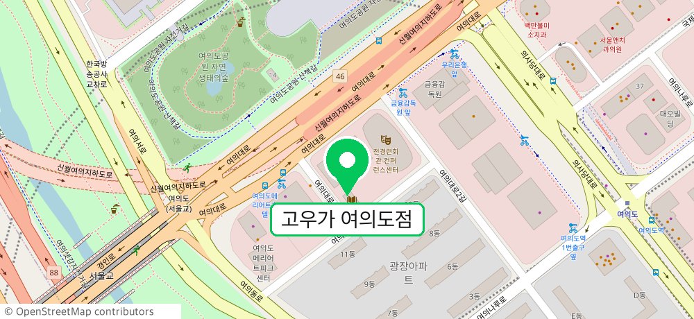 GOWOOGA Yeouido location map