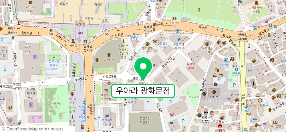 WOOARA Gwanghwamun location map